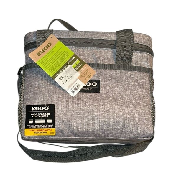 Iglooo Gray Cooler Bag.NWT - Picture 1 of 8